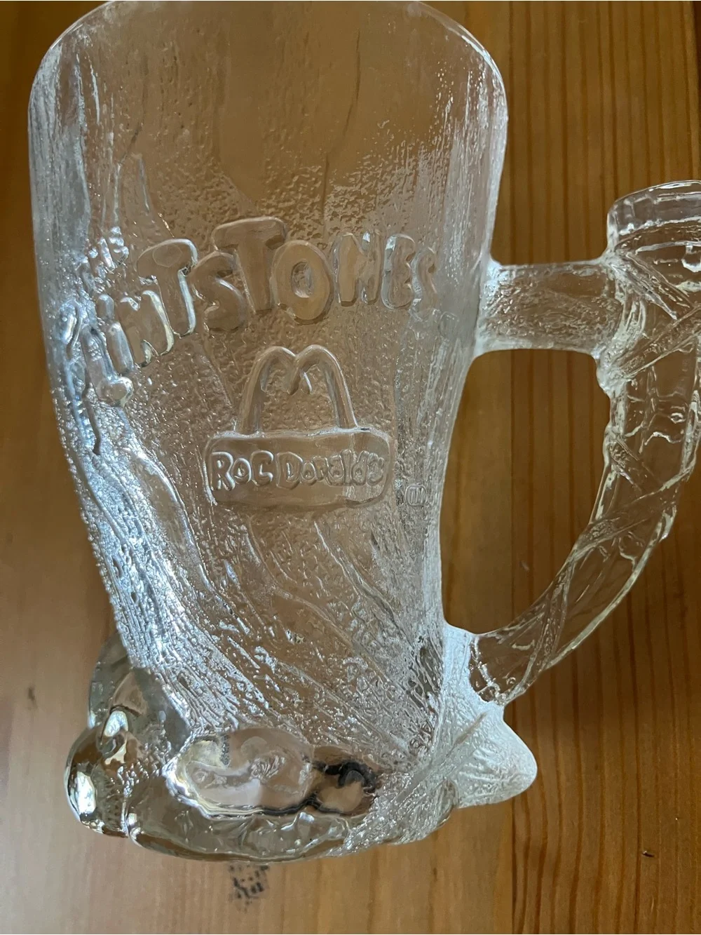 EUC Complete Set Collectable McDonalds Flintstones Glass Mug Set - Vintage 1993